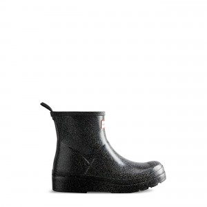 Black Hunter PLAY Starcloud Glitter Short Rain Boots Short Boots | ZCFHRV-304