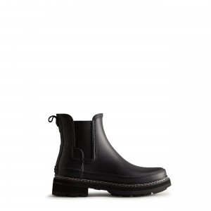 Black Hunter Refined Chelsea Boots Ankle Boots | MFLIQX-026