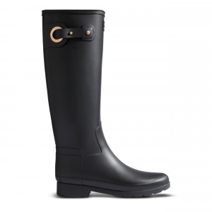 Black Hunter Refined Tall Rain Boots Rain Boots | ZFUQWN-195