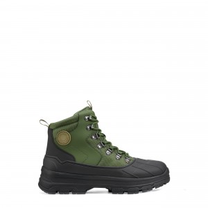 Green / Black Hunter Explorer Duck Boots Ankle Boots | UNQIAW-037