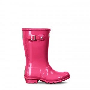 Light Pink Hunter Original Gloss Rain Boots Rain Boots | UTNLQZ-239