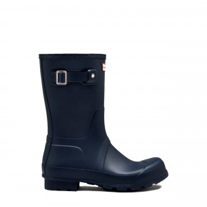 Navy Hunter Original Short Rain Boots Rain Boots | FHWPRO-170