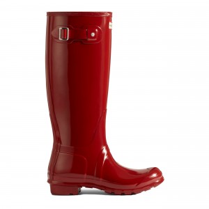 Red Hunter Original Tall Gloss Rain Boots Tall Boots | HVKZRQ-519