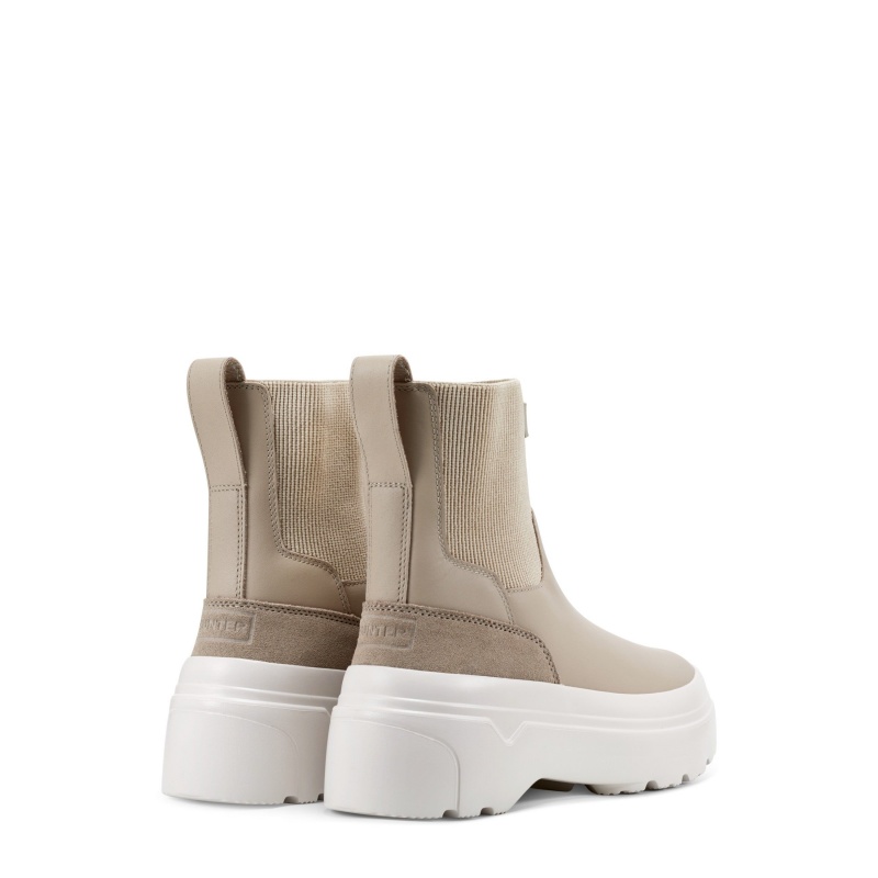 Alloy/Cast Hunter Flatform Chelsea Boots Ankle Boots | HXTDNS-683