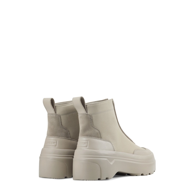 Alloy Hunter Zip Ankle Flatform Boots Ankle Boots | NXTFGH-253