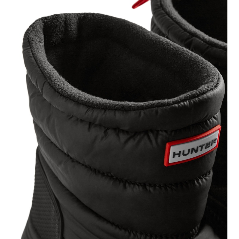 Black Hunter Intrepid Insulated Short Snow Boots Snow Boots | TWDOMQ-547