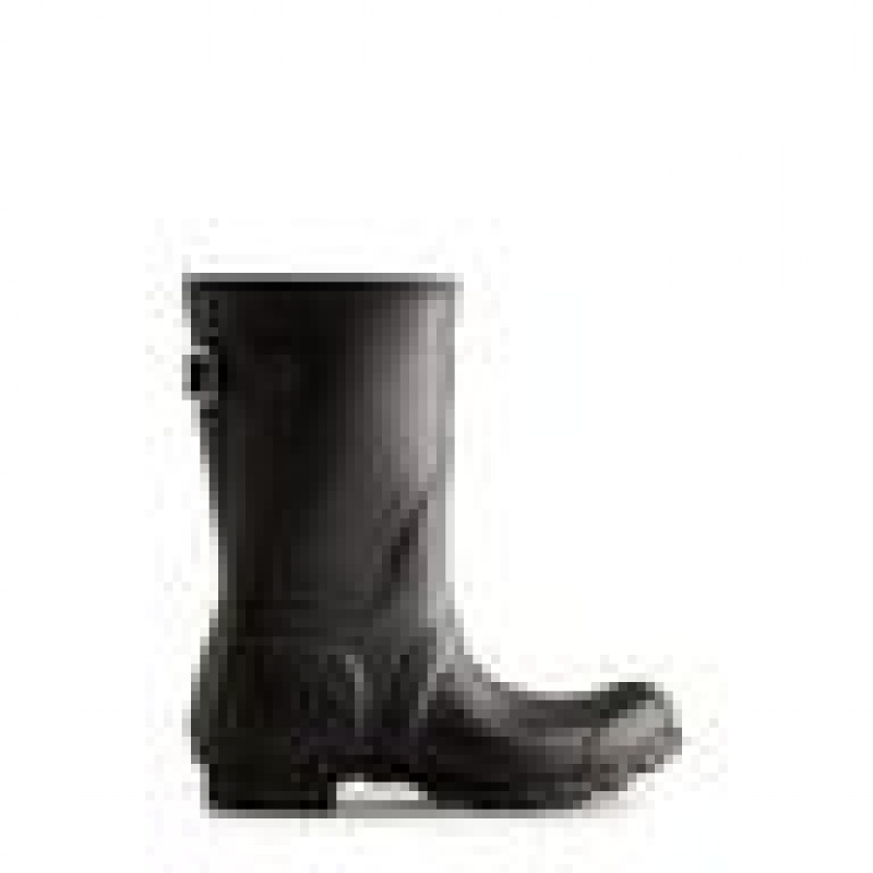 Black Hunter Original Back Adjustable Short Rain Boots Short Boots | ITKNEH-285