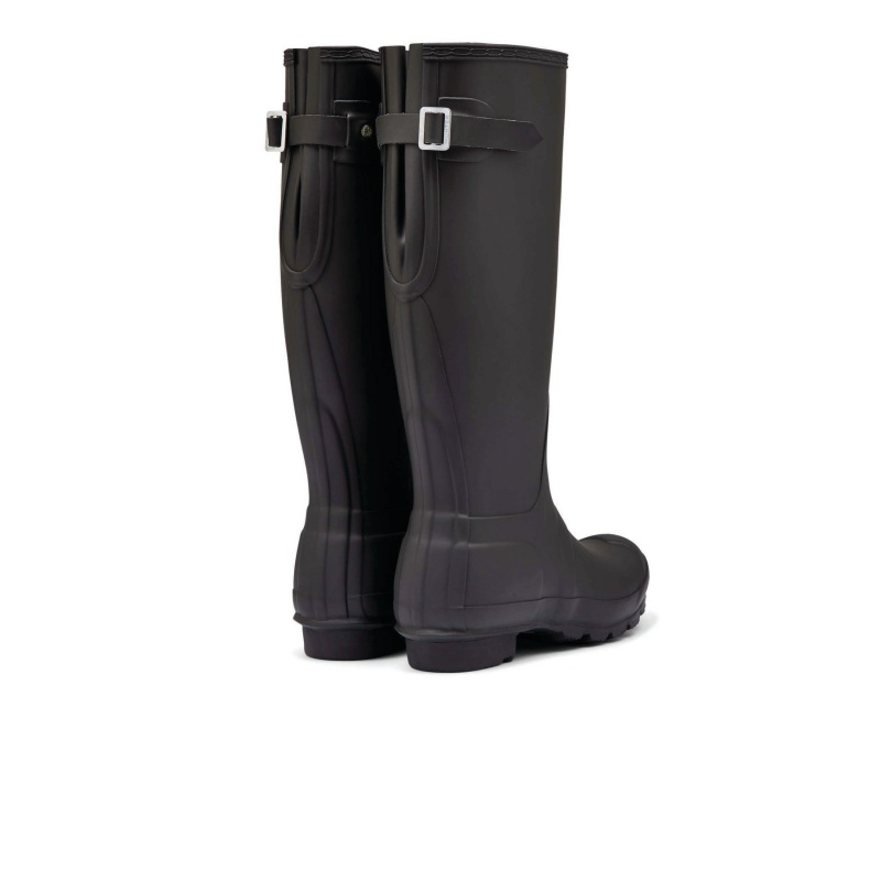 Black Hunter Original Back Adjustable Tall Rain Boots Tall Boots | QHYZNE-980