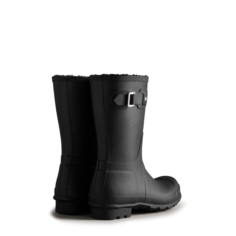 Black Hunter Original Insulated Short Rain Boots Snow Boots | FMGDXU-472