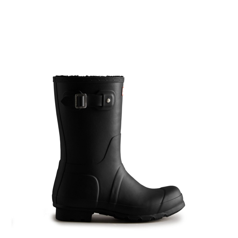 Black Hunter Original Insulated Short Rain Boots Snow Boots | FMGDXU-472