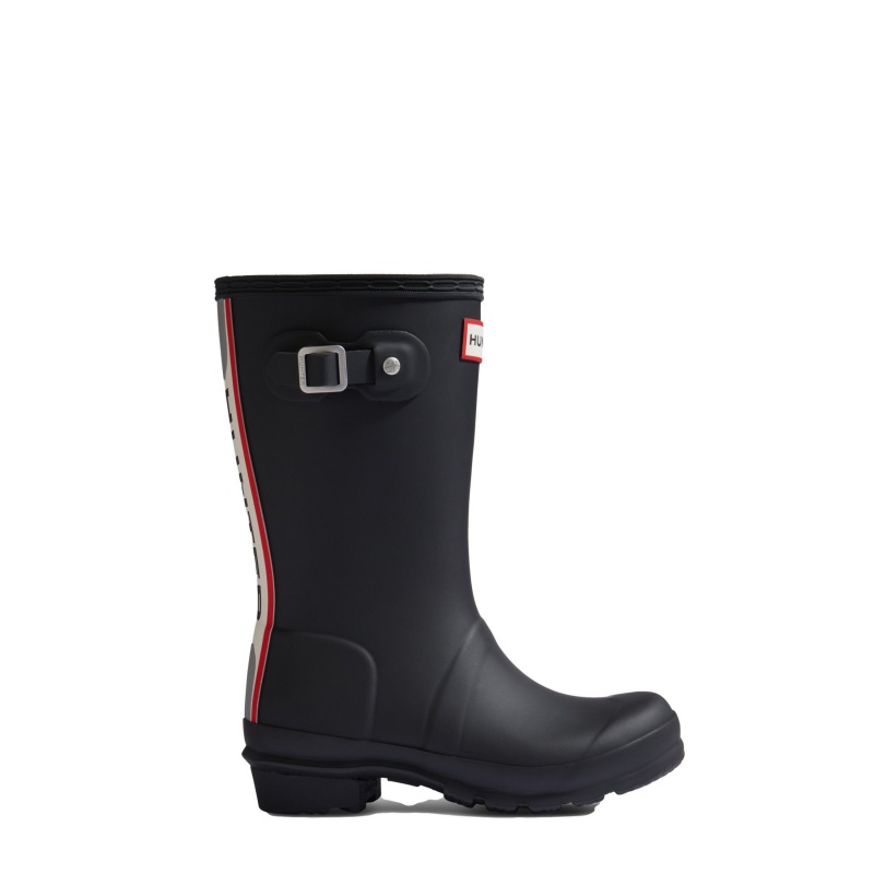 Black Hunter Original Large Back Stripe Rain Boots Rain Boots | IYCTLE-630