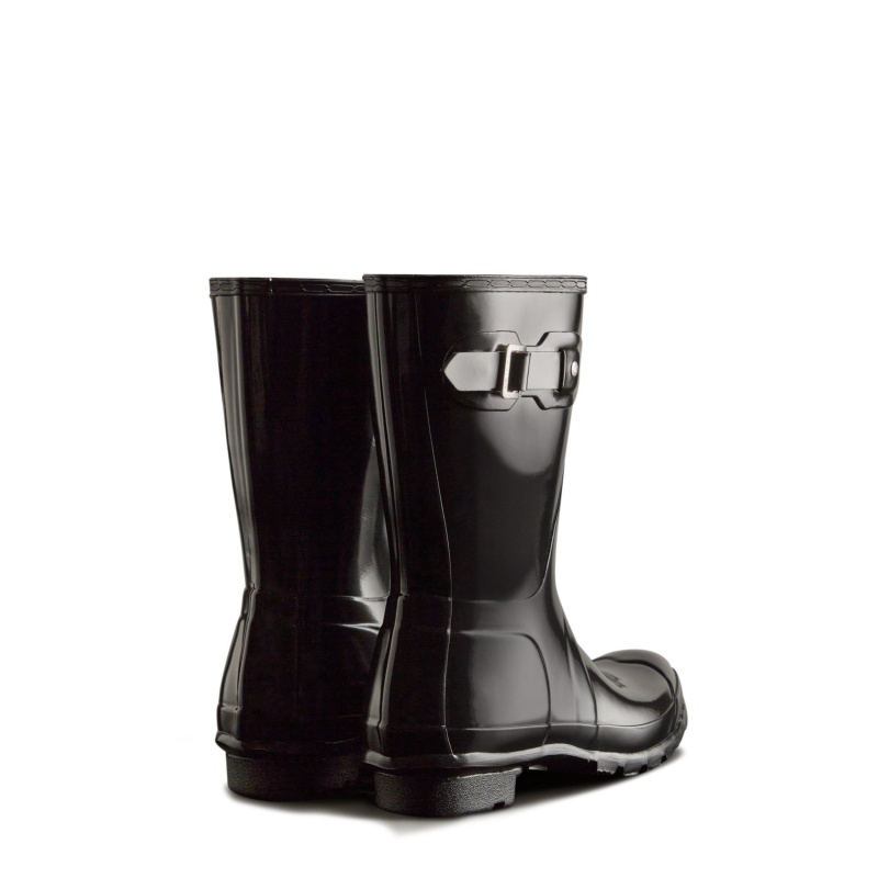 Black Hunter Original Short Gloss Rain Boots Short Boots | POEGRA-536