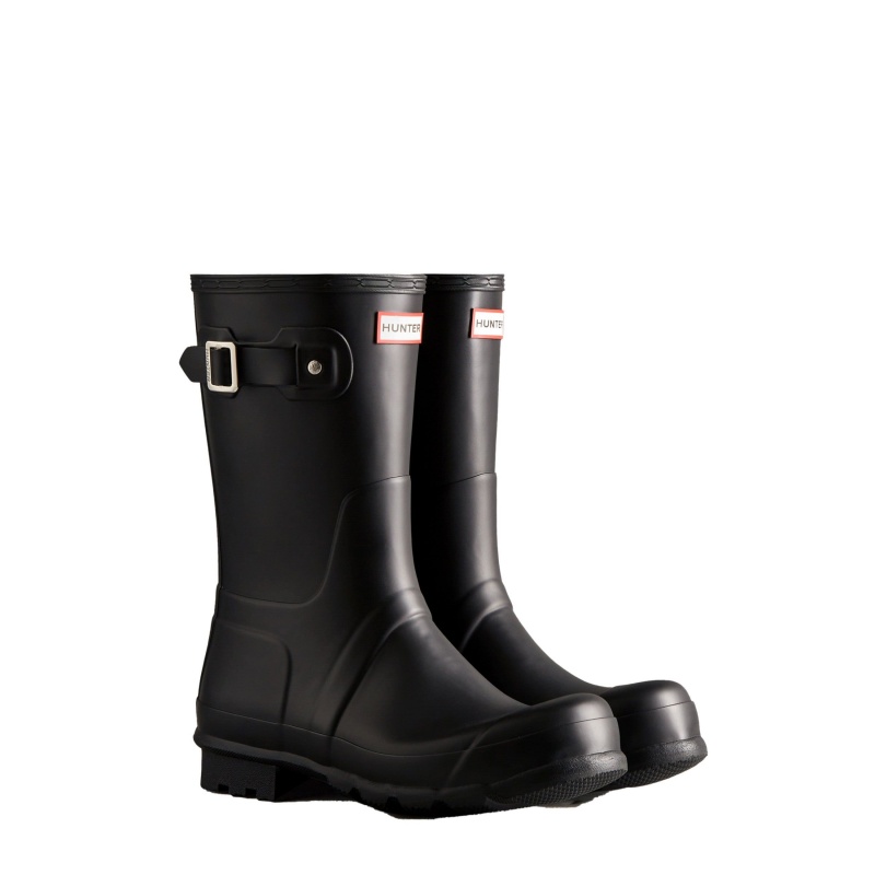 Black Hunter Original Short Rain Boots Rain Boots | KRTVZA-643