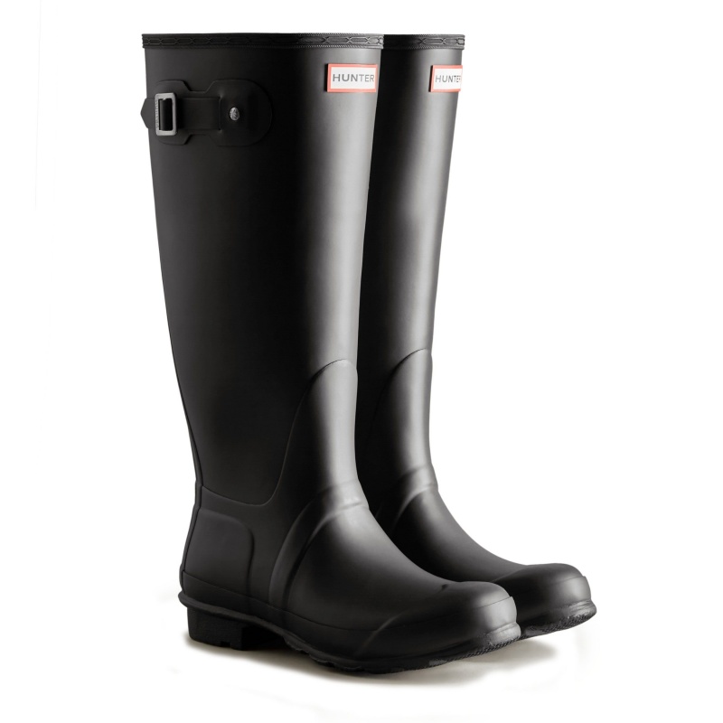 Black Hunter Original Wide Fit Tall Rain Boots Rain Boots | XWDGRH-817