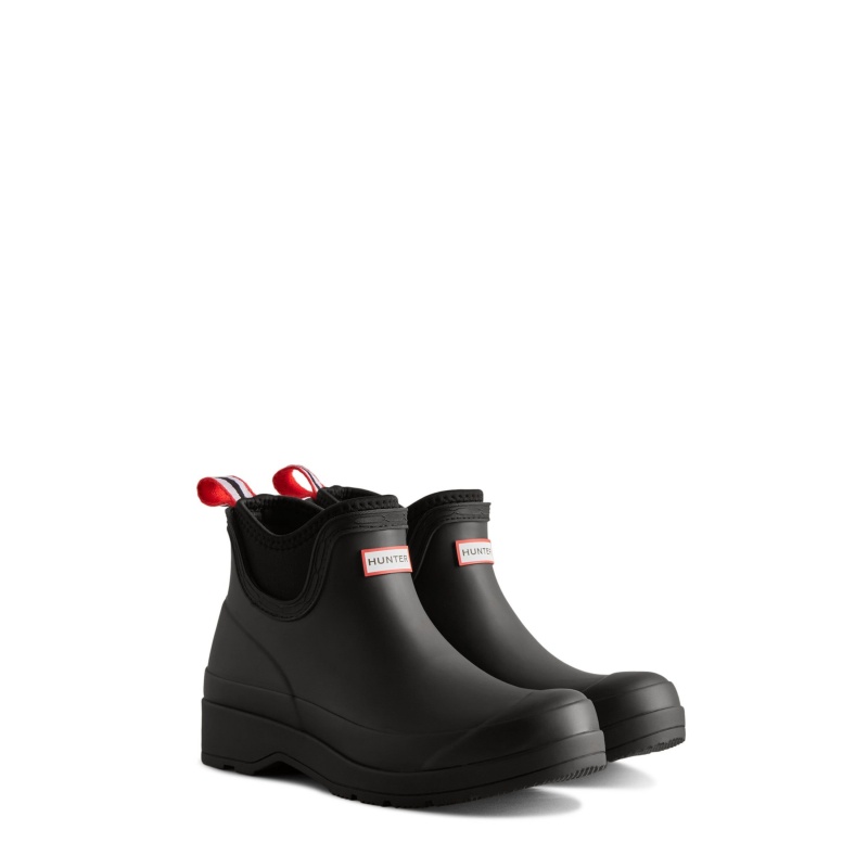 Black Hunter PLAY Neoprene Chelsea Boots Ankle Boots | QNKXLF-716