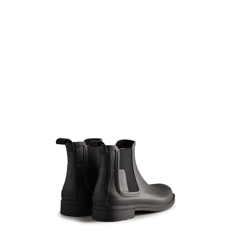 Black Hunter Refined Slim Fit Chelsea Boots Ankle Boots | QBYHWR-516