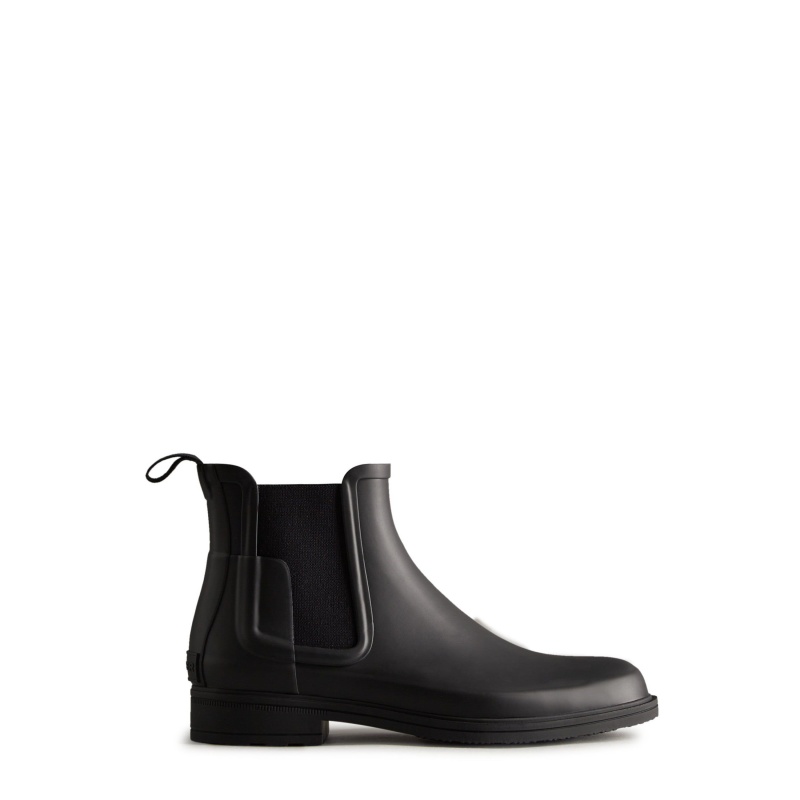 Black Hunter Refined Slim Fit Chelsea Boots Ankle Boots | QBYHWR-516