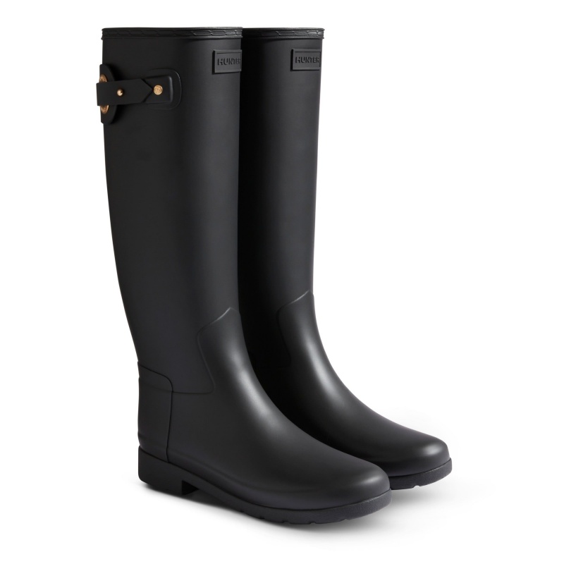 Black Hunter Refined Tall Rain Boots Rain Boots | ZFUQWN-195