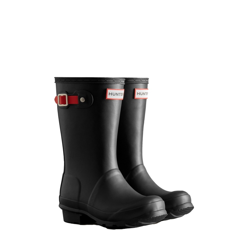 Black / Red / Black Hunter Original Insulated Rain Boots Snow Boots | WMOJUK-875