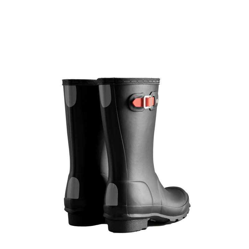 Black / Red / Black Hunter Original Insulated Rain Boots Snow Boots | WMOJUK-875