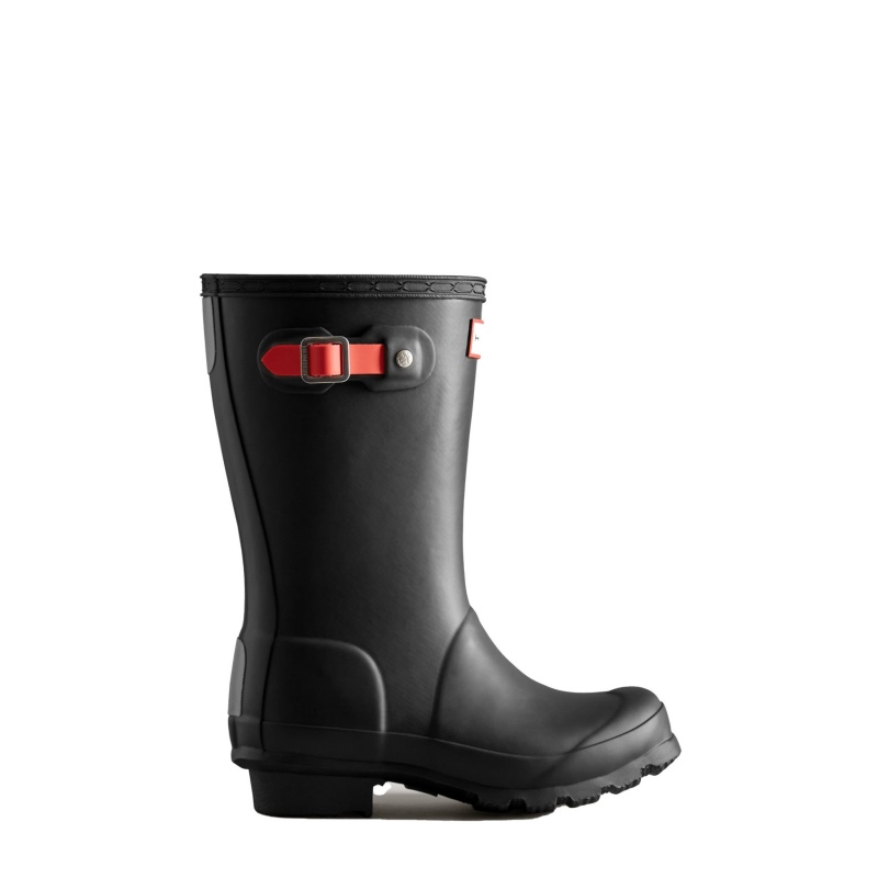 Black / Red / Black Hunter Original Insulated Rain Boots Snow Boots | WMOJUK-875