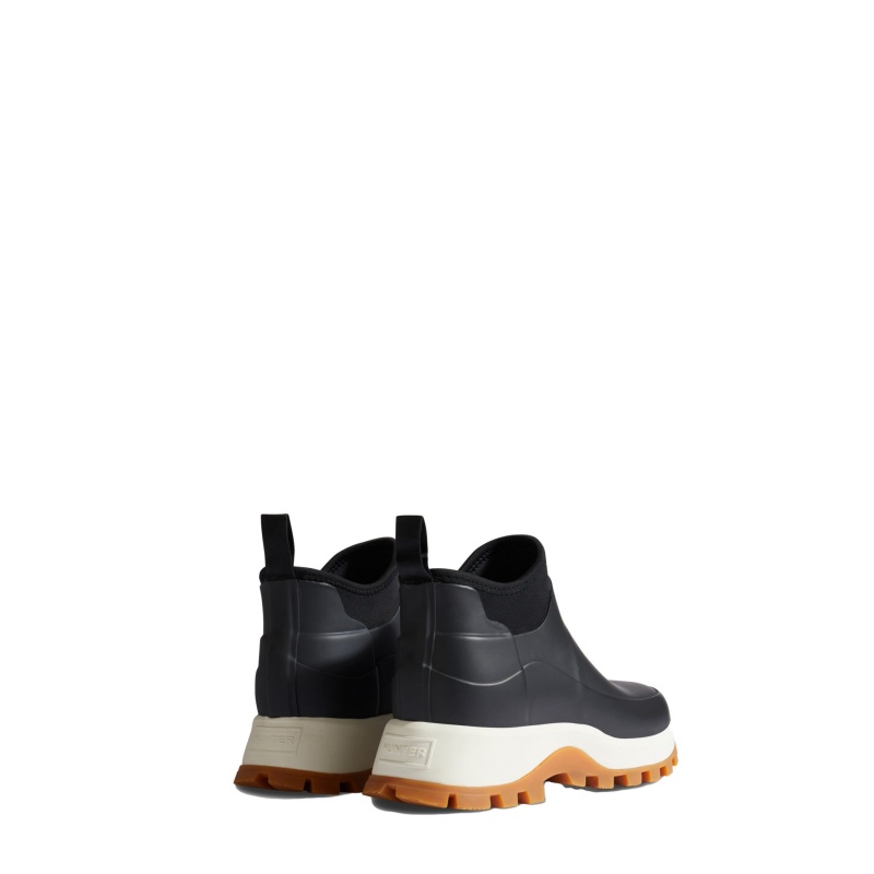 Black / White Hunter City Explorer Ankle Boots Ankle Boots | NCDEAJ-470