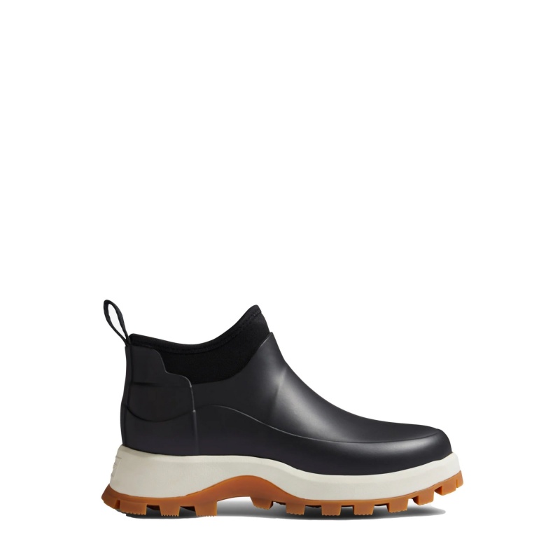 Black / White Hunter City Explorer Ankle Boots Ankle Boots | NCDEAJ-470