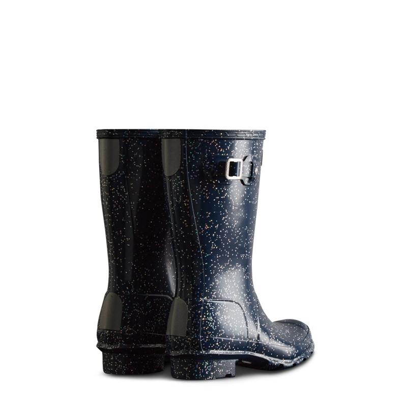 Blue Hunter Original Giant Glitter Rain Boots Rain Boots | OYHXWM-460