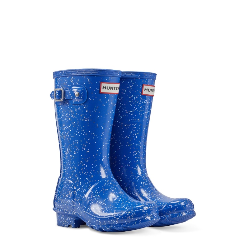 Blue Hunter Original Giant Glitter Rain Boots Rain Boots | NHDJFK-645