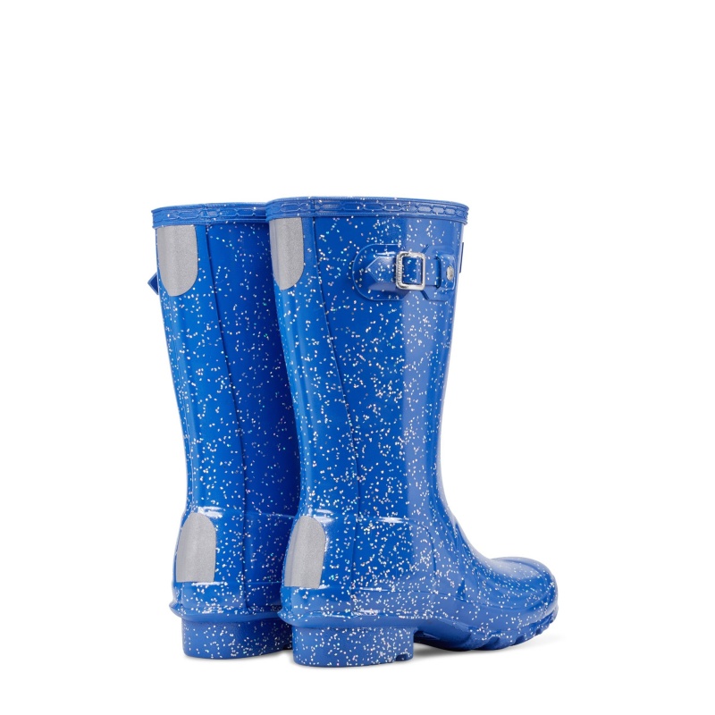 Blue Hunter Original Giant Glitter Rain Boots Rain Boots | NHDJFK-645