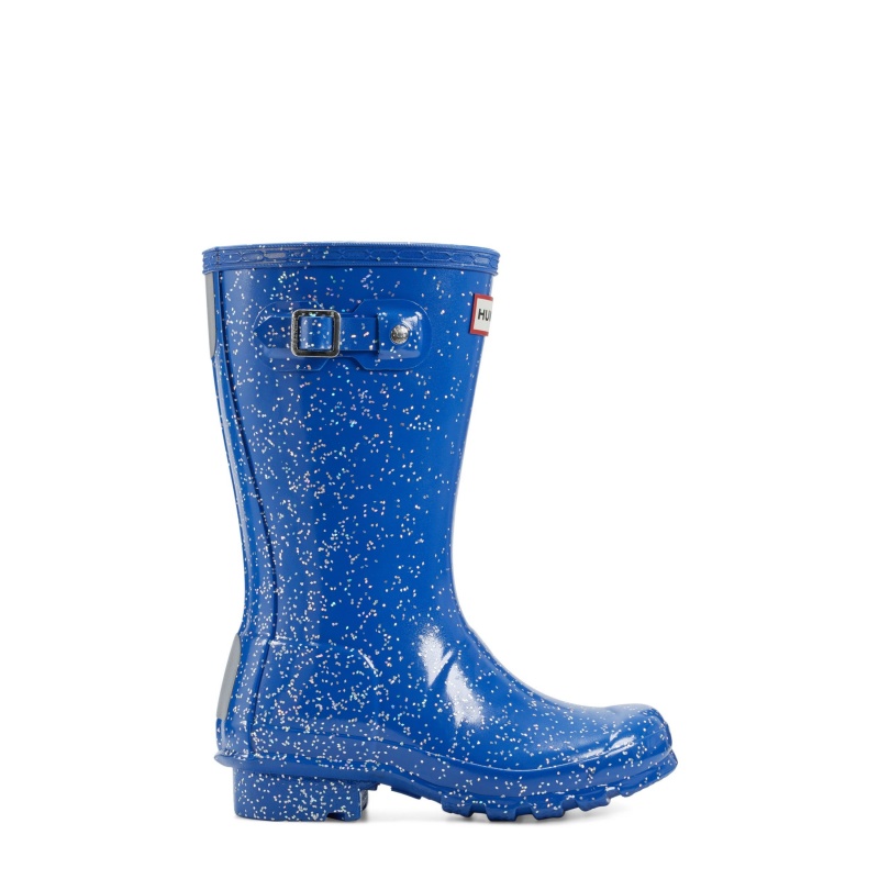 Blue Hunter Original Giant Glitter Rain Boots Rain Boots | NHDJFK-645