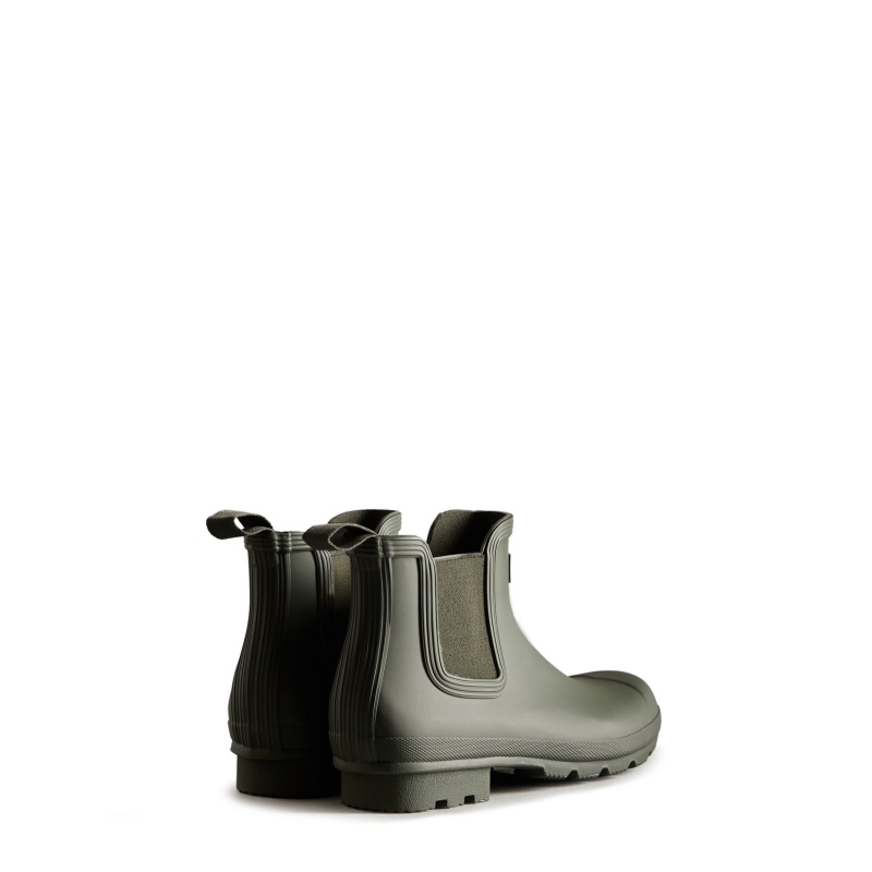 Dark Olive Hunter Original Chelsea Boots Ankle Boots | XLZGEK-175