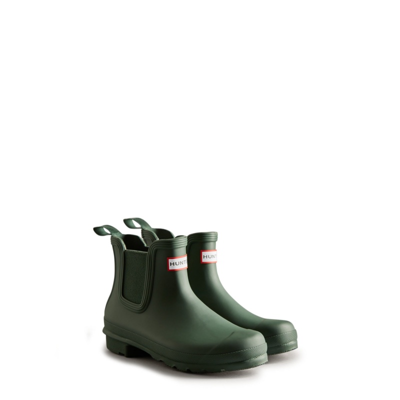 Green Hunter Original Chelsea Boots Ankle Boots | UTXJLD-524