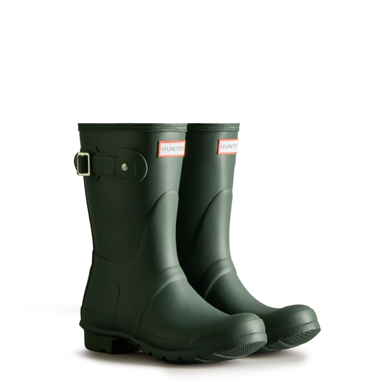 Green Hunter Original Short Rain Boots Rain Boots | OSTFYI-624