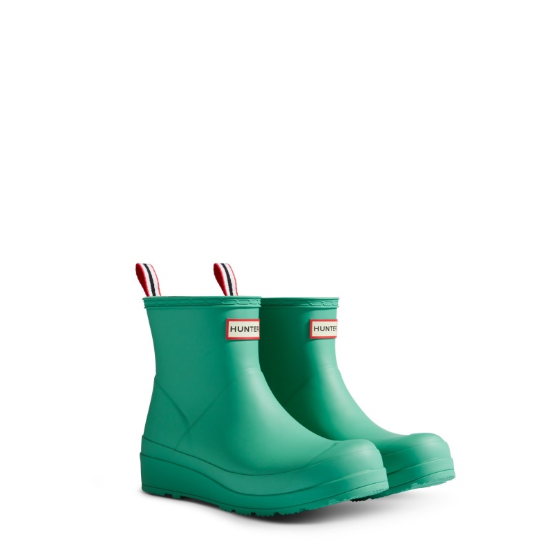 Green Hunter PLAY Short Rain Boots Rain Boots | EQJRUW-160