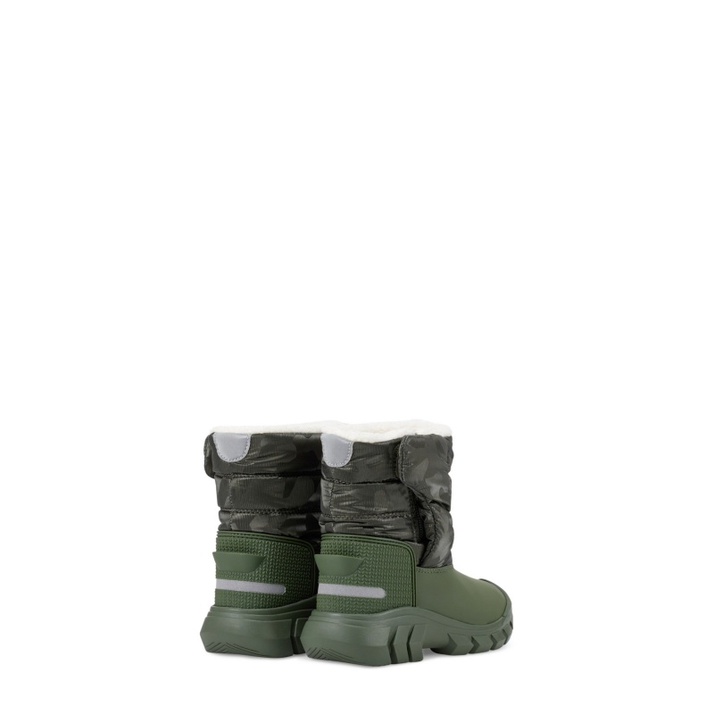 Green Hunter Reflective Camo Snow Boots Snow Boots | FLPOTH-218