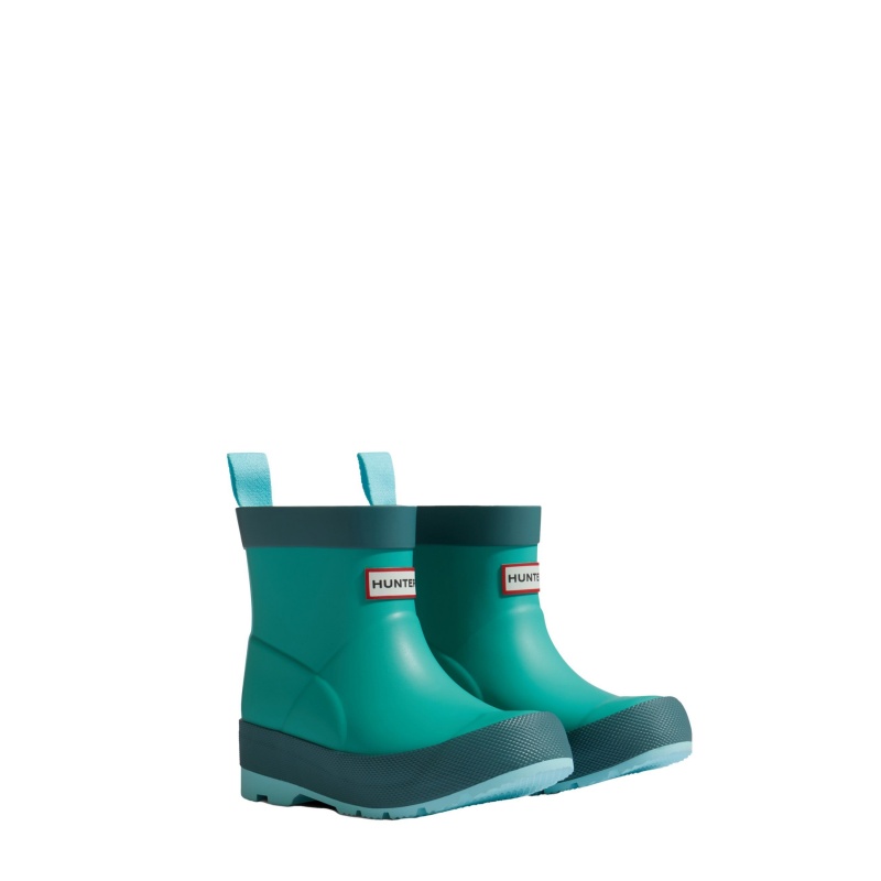 Green / Turquoise Hunter PLAY Rain Boots Rain Boots | KJSMWQ-217