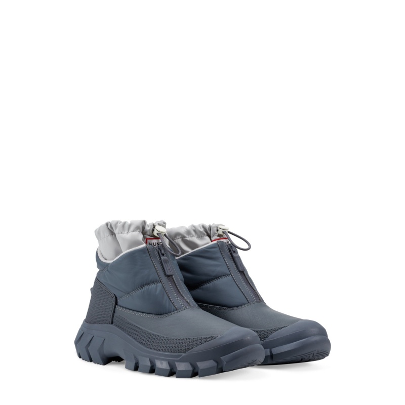 Grey Hunter Ankle Zip Snow Boots Snow Boots | CQBAFX-473