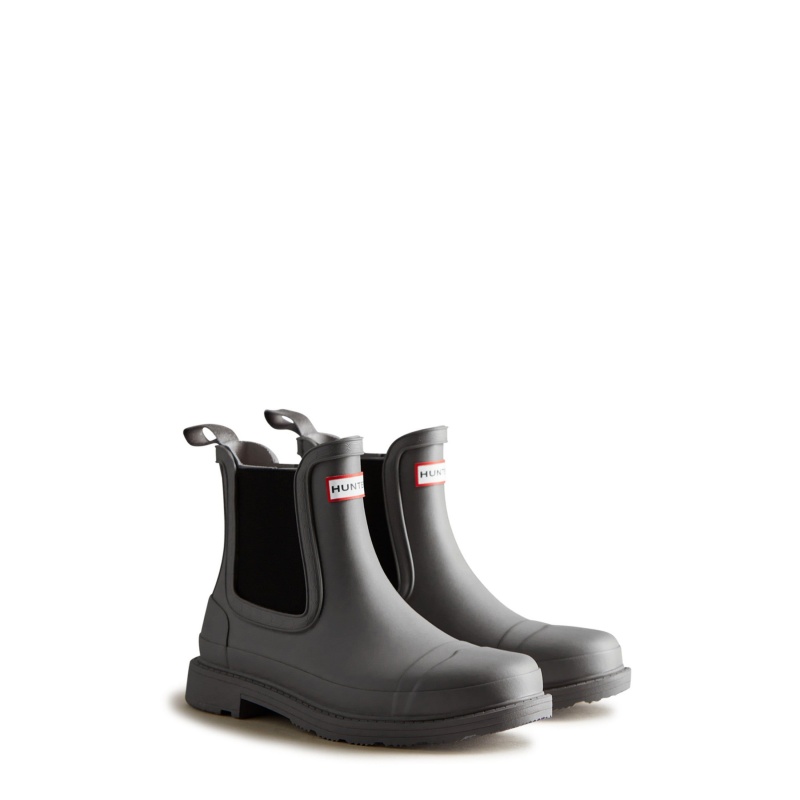 Grey Hunter Commando Chelsea Boots Ankle Boots | GZJRTE-952