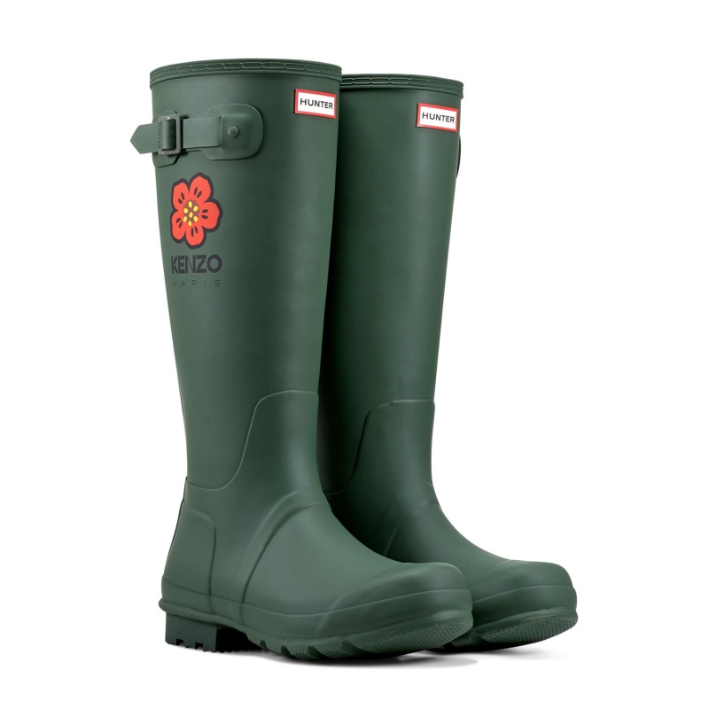 Kaki Fonce Hunter Hunter X Kenzo Original Tall Wellington Boots Rain Boots | RTSLOE-904