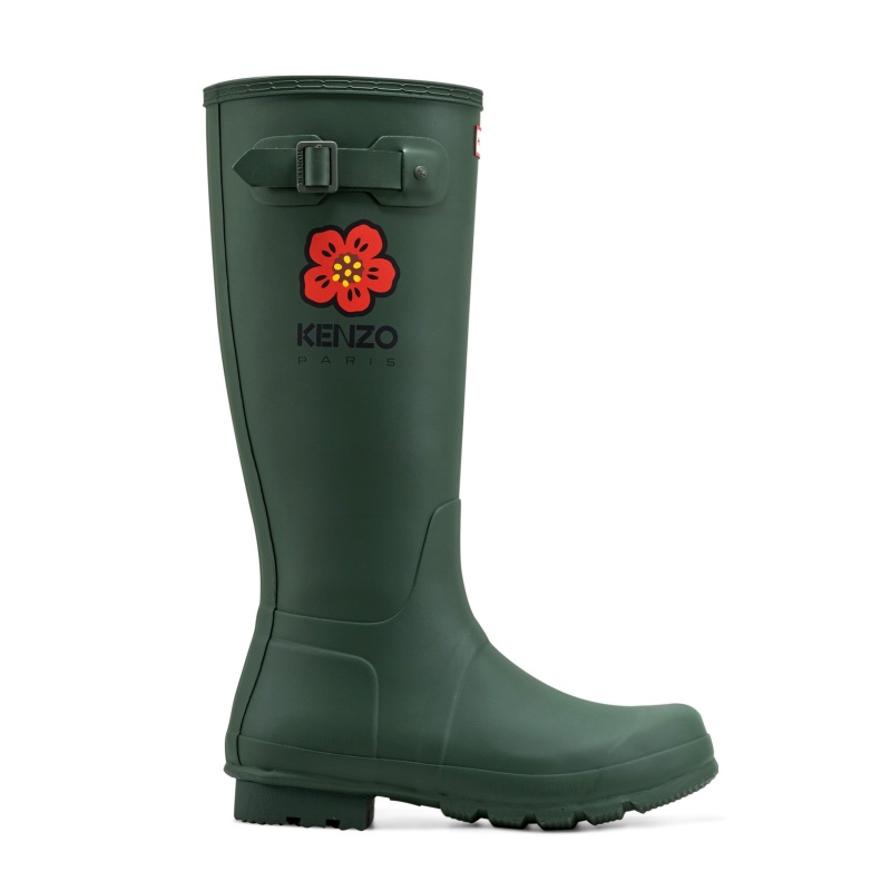 Kaki Fonce Hunter Hunter X Kenzo Original Tall Wellington Boots Rain Boots | RTSLOE-904