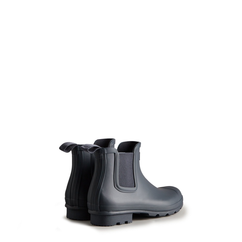 Navy Hunter Original Chelsea Boots Ankle Boots | KUIHPA-372