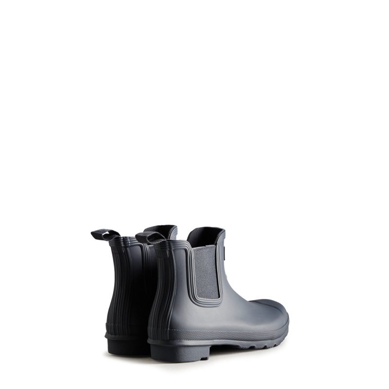 Navy Hunter Original Chelsea Boots Ankle Boots | VOHDTK-302