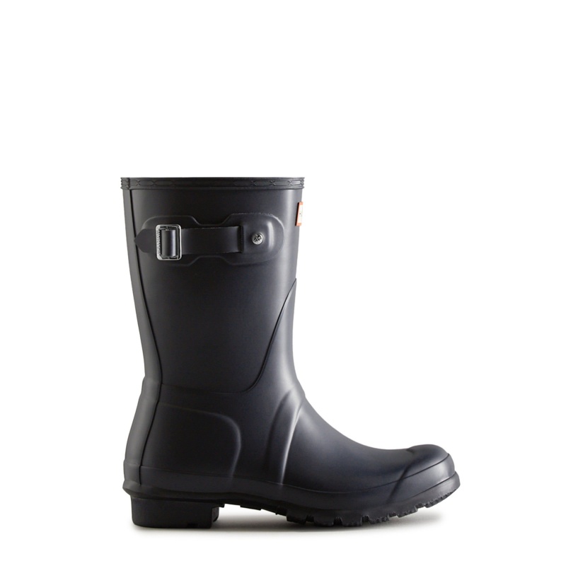 Navy Hunter Original Short Rain Boots Rain Boots | VYLSRD-249