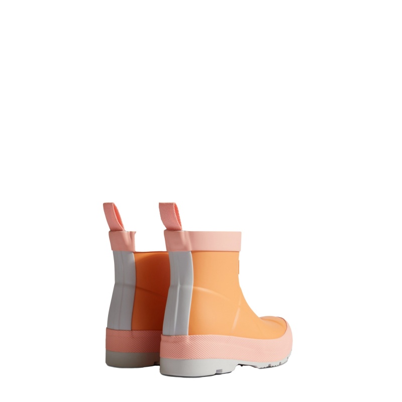 Orange / Pink Hunter PLAY Rain Boots Rain Boots | KFNPIC-283