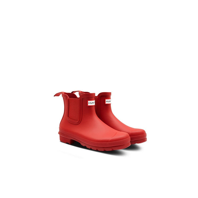 Red Hunter Original Chelsea Boots Ankle Boots | JZDNEO-064