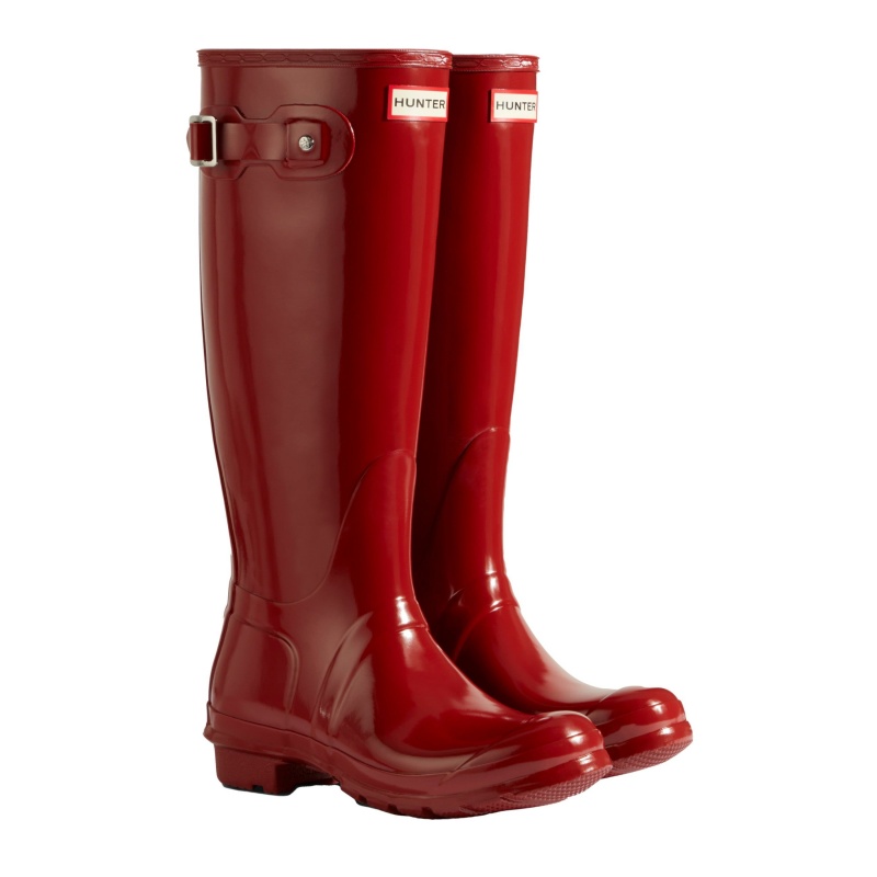 Red Hunter Original Tall Gloss Rain Boots Rain Boots | JBXQCE-203