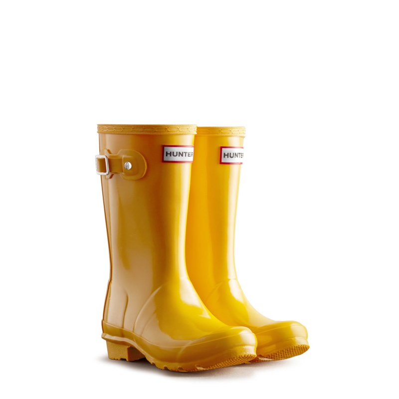 Yellow Hunter Original Gloss Rain Boots Rain Boots | XLDUMF-175