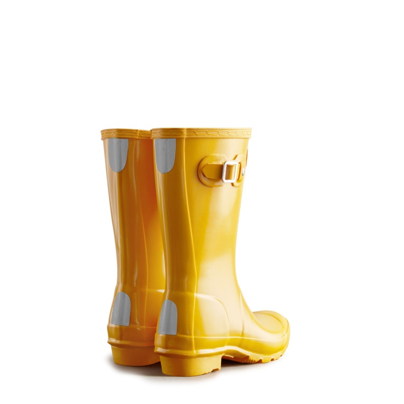 Yellow Hunter Original Gloss Rain Boots Rain Boots | XLDUMF-175